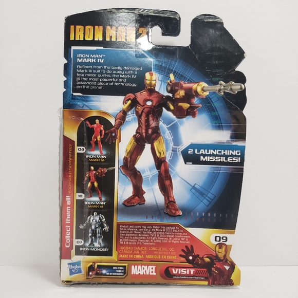 New! Hasbro Iron Man 2 Mark IV Action Figure (Figure #9) - Picture 2 of 2